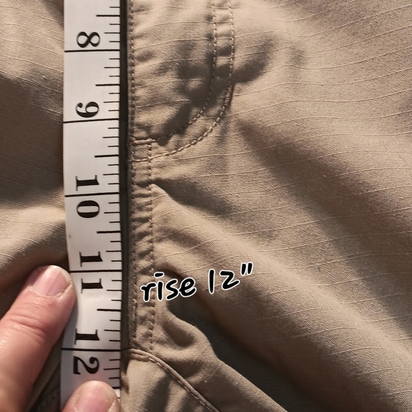 5.11 Khaki Tactical Cargo Y2K Work Pants High Rise Hunting 40 Tan Relax 8 Pocket - Picture 9 of 11